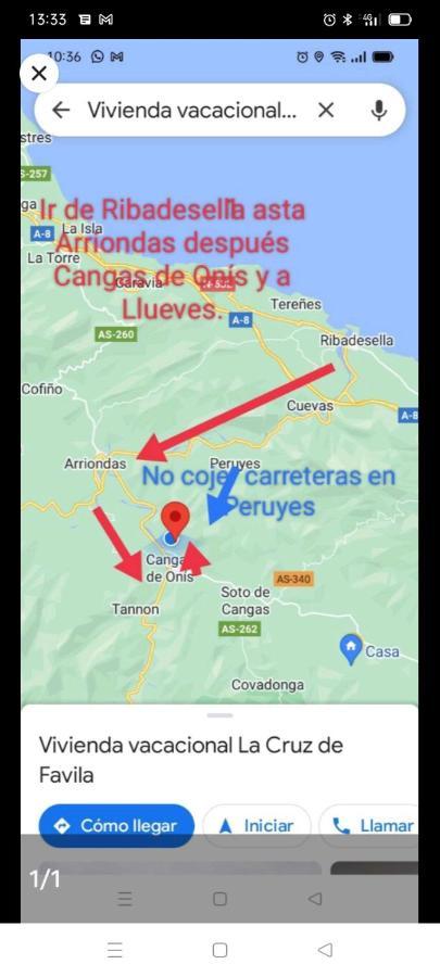 Casa La Cruz A 2Km De Onís Kültér fotó